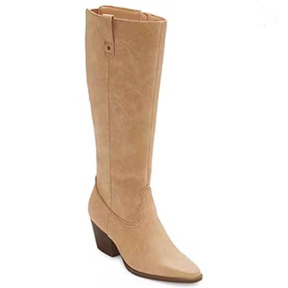 FRYE AND CO. Tan Heeled Boots - Picture 1 of 7